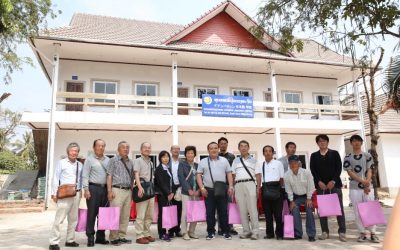 The Japanese delegation visited the Douangphachanh Japanese Language Training Center (DJLTC)